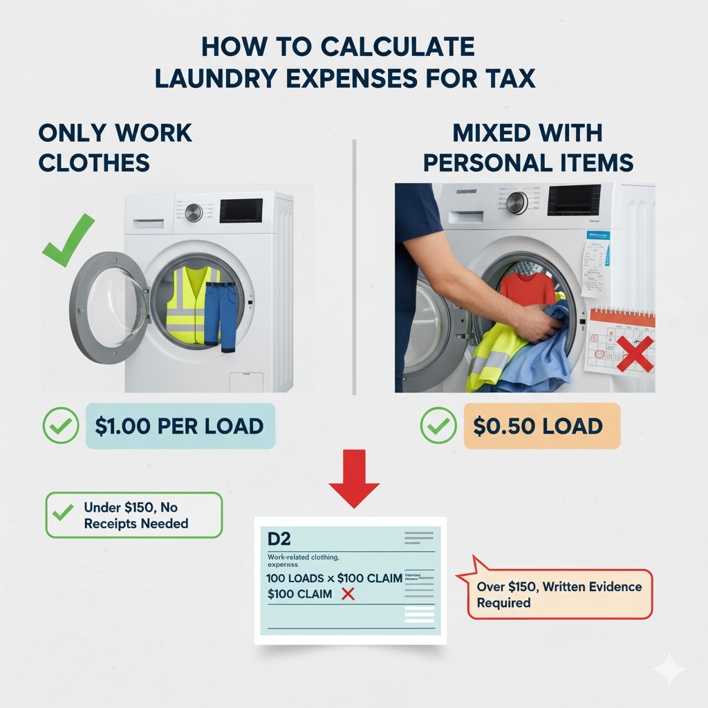 Load types for laundry tax calculations